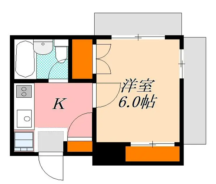 グレース近沢 6階階 間取り