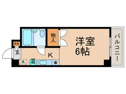 目白コンコルド(1K/3階)の間取り写真