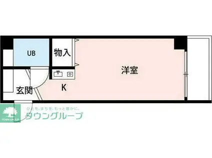 FLEUR MAISON TAMURA(ワンルーム/2階)の間取り写真