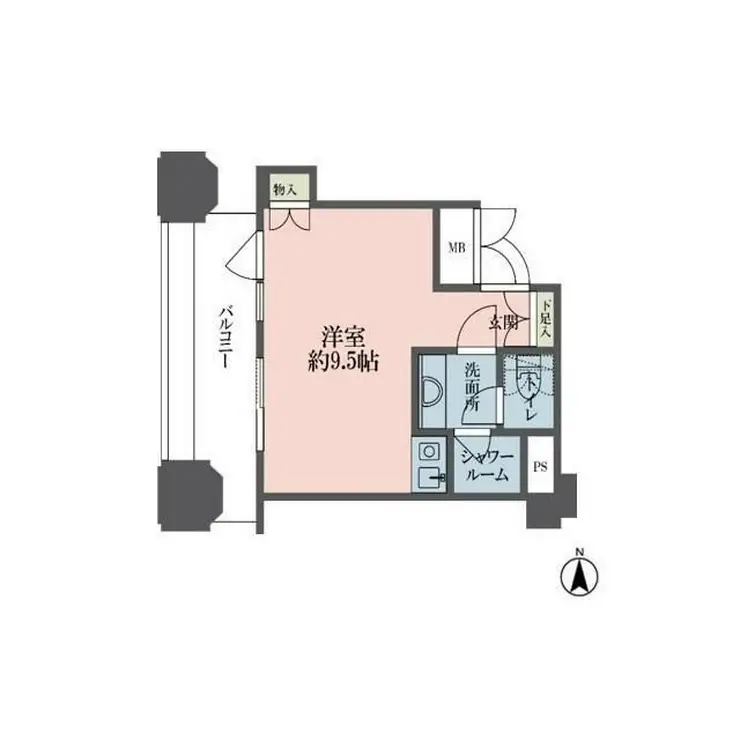 ルネ新宿御苑タワー 3階階 間取り