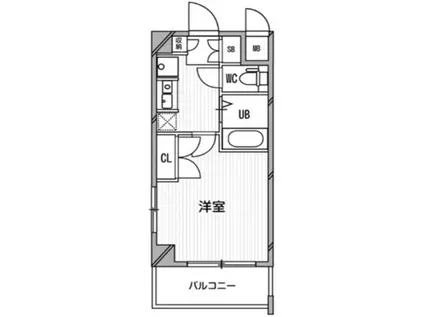 スペーシア高円寺II(1K/7階)の間取り写真