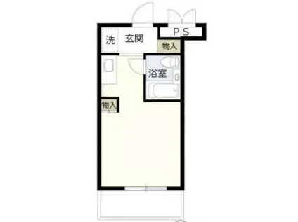 TOP立石第5(1K/1階)の間取り写真