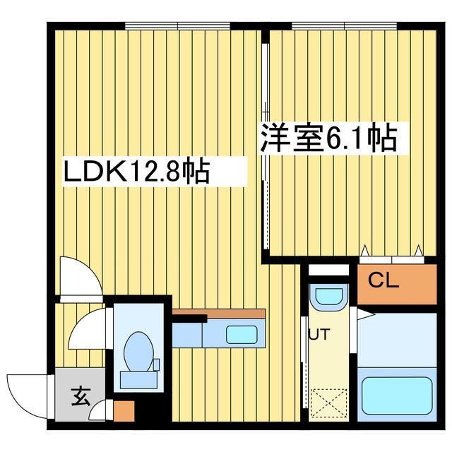 プレシャスレジデンス元町(1LDK/1階)の間取り写真