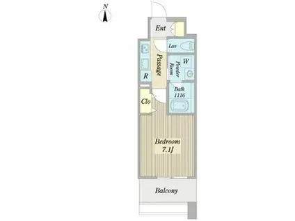 カンピオーネ御器所通(1K/10階)の間取り写真