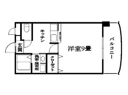 CASA VILLANOVA(1K/3階)の間取り写真