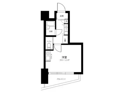 日神パレステージ南池袋(ワンルーム/9階)の間取り写真