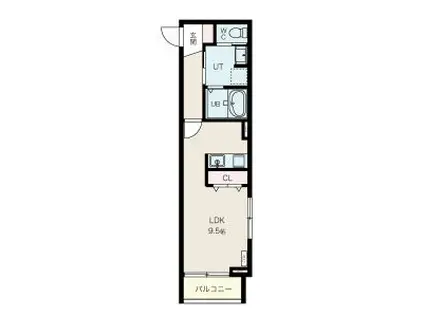 ノース VILLAGE 一宮(ワンルーム/1階)の間取り写真