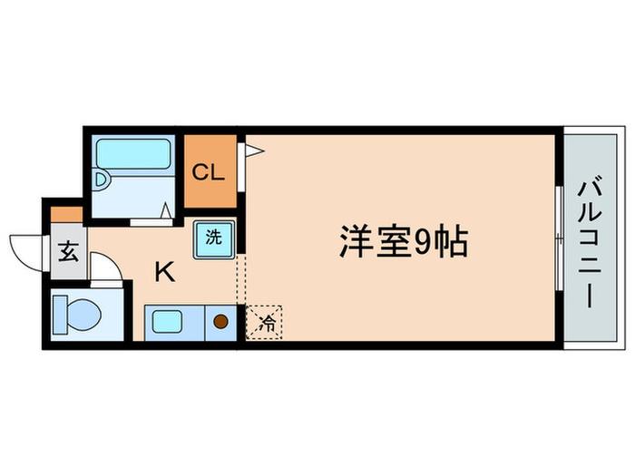 メゾン山口(1K/3階)の間取り写真