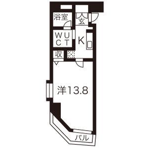 エスポアール光洋(1K/5階)の間取り写真