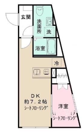 VALUE MAISON HIGASHI-JUJO(1DK/5階)の間取り写真