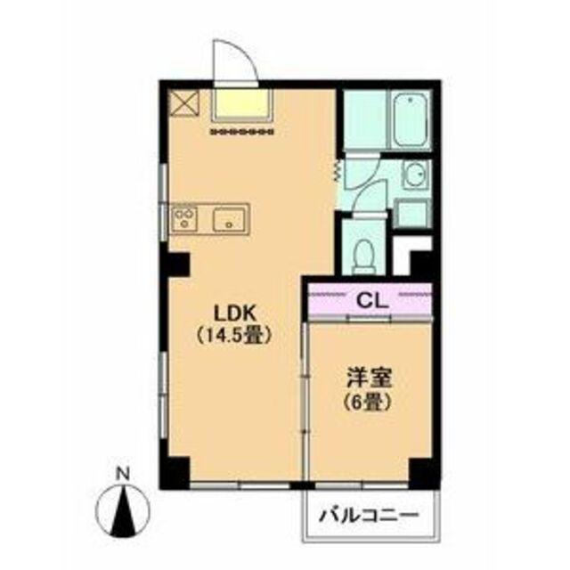 ソレイユ大曽根(1LDK/2階)の間取り写真