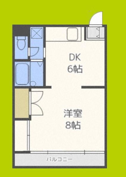 メゾンドソンジュ(1DK/2階)の間取り写真