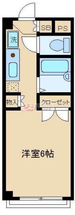 サンスクエア(ワンルーム/1階)の間取り写真
