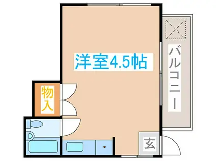 サンライズ中野坂上(ワンルーム/2階)の間取り写真