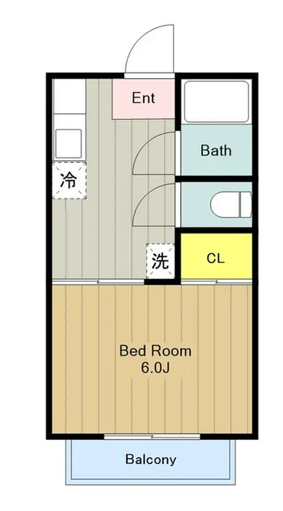 メゾンローゼ読売ランド 1階階 間取り