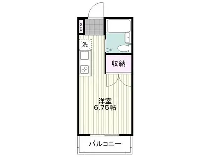 THE GRACES KIKUNA(ワンルーム/1階)の間取り写真