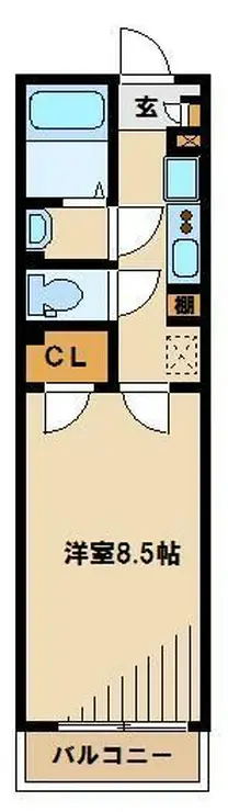 レオネクスト八重 1階階 間取り