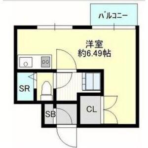 プレアール姫路龍野町(1K/2階)の間取り写真