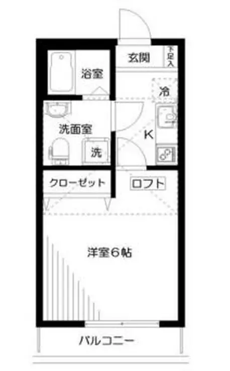 NSGATEつつじヶ丘 1階階 間取り