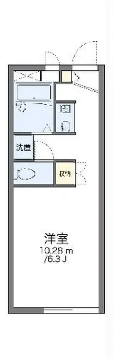 レオパレスソフィア 1階階 間取り