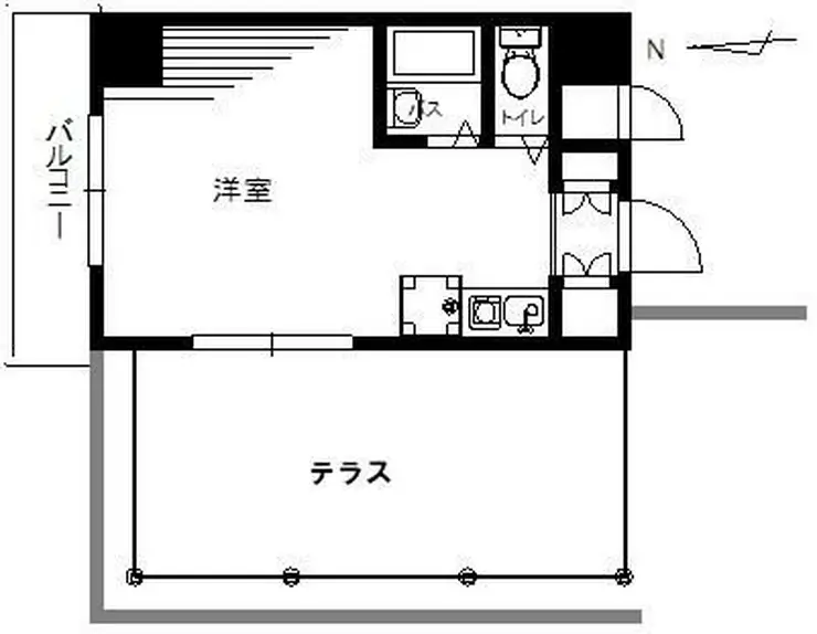 スカイコート保土ヶ谷 5階階 間取り