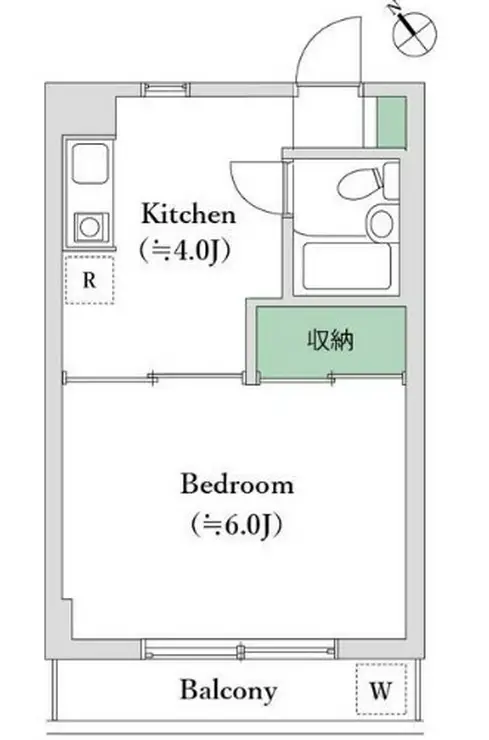 クレール・ヴェルジェ 2階階 間取り