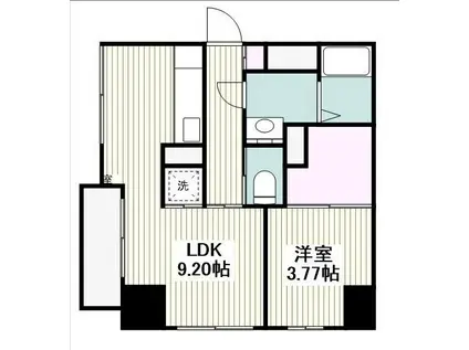 アクア葛原(1LDK/5階)の間取り写真