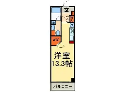 プライムアーバン豊洲(ワンルーム/3階)の間取り写真