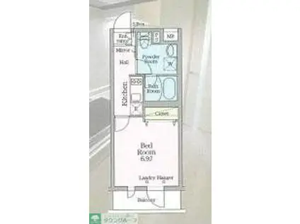 アイル グランデ池袋ノース(1K/4階)の間取り写真