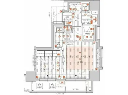 ガーラ・レジデンス文京白山(1LDK/3階)の間取り写真