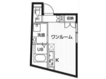 GRAND LIEF(ワンルーム/2階)の間取り写真