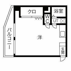 メゾン南大塚(ワンルーム/4階)の間取り写真