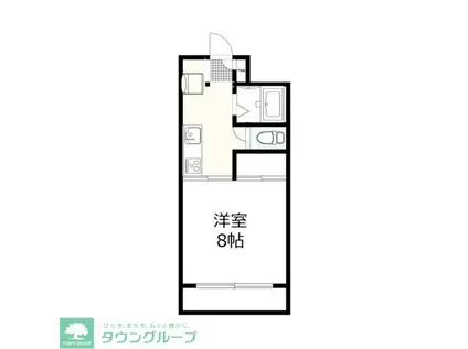 センターヴィレッヂII(1K/1階)の間取り写真