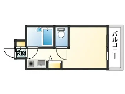 サンコート楠木(ワンルーム/2階)の間取り写真