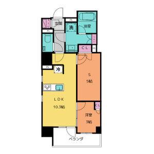 GRAN PASEO名古屋伏見(2LDK/2階)の間取り写真