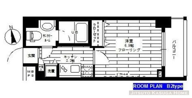 ステージグランデ本郷(1K/9階)の間取り写真