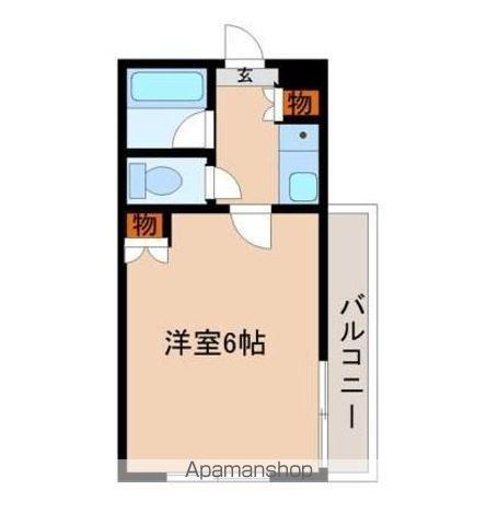 フレクション大工町(1K/1階)の間取り写真