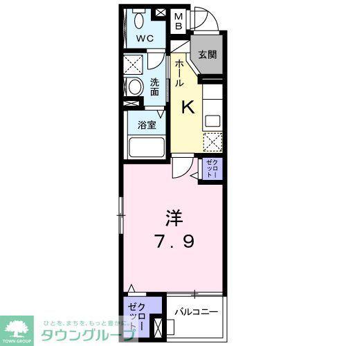 ライゼプラッツ(1K/3階)の間取り写真