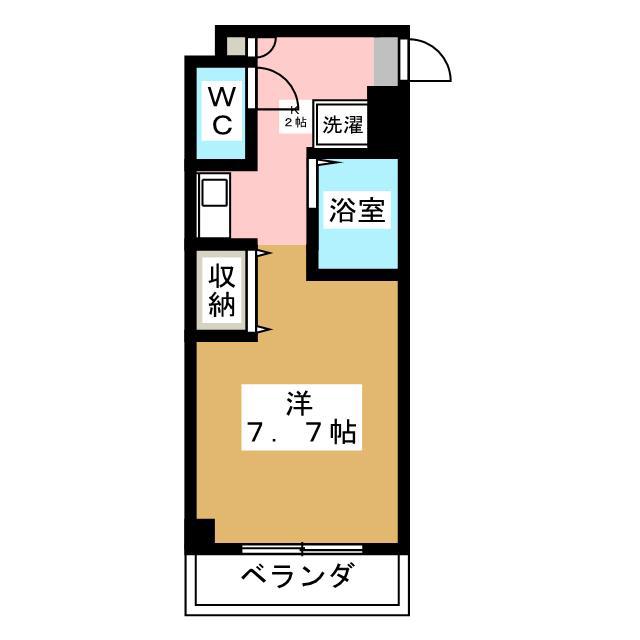 プルミエーヌ(ワンルーム/3階)の間取り写真