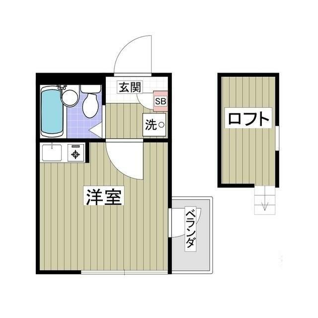 ES CASA亀戸(ワンルーム/3階)の間取り写真