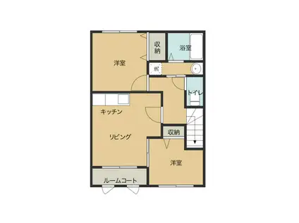 リヴハウス(2LDK/1階)の間取り写真