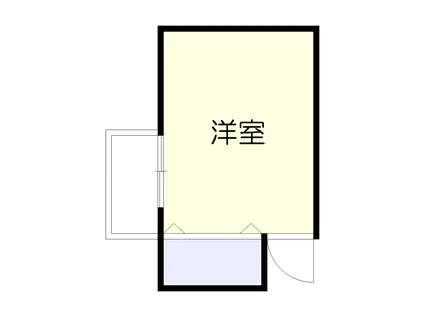 I・ECO III(ワンルーム/1階)の間取り写真