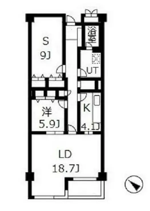 アーバンコート市ヶ谷 2階階 間取り