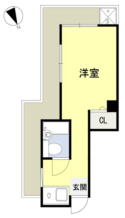 梁山下町ビル 2階階 間取り