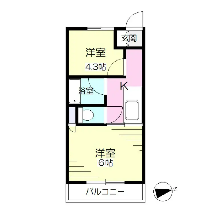 オーズハイツ 1階階 間取り