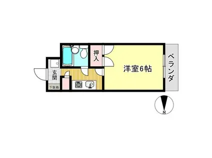 CASA NOAH 名古屋III(1K/5階)の間取り写真