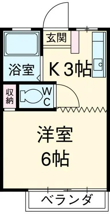 ハイツヒロ 2階階 間取り