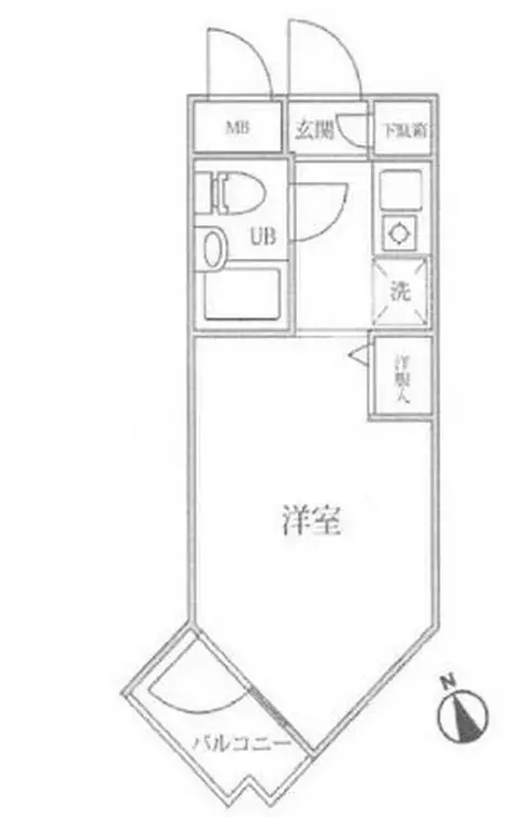 DOM二子新地 2階階 間取り