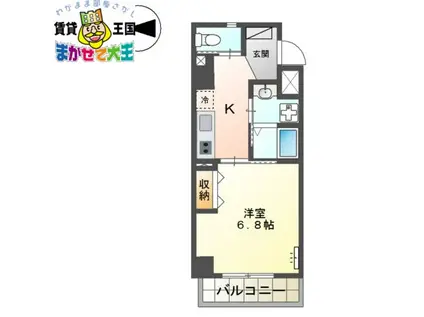 A&M FELICIE(1K/5階)の間取り写真