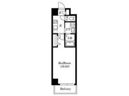 ファーニッシュ山王(1K/2階)の間取り写真